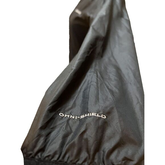 Columbia Sportswear Womens Hooded Omni-Tech Shell Rain Jacket Black Size Small - Picture 4 of 9